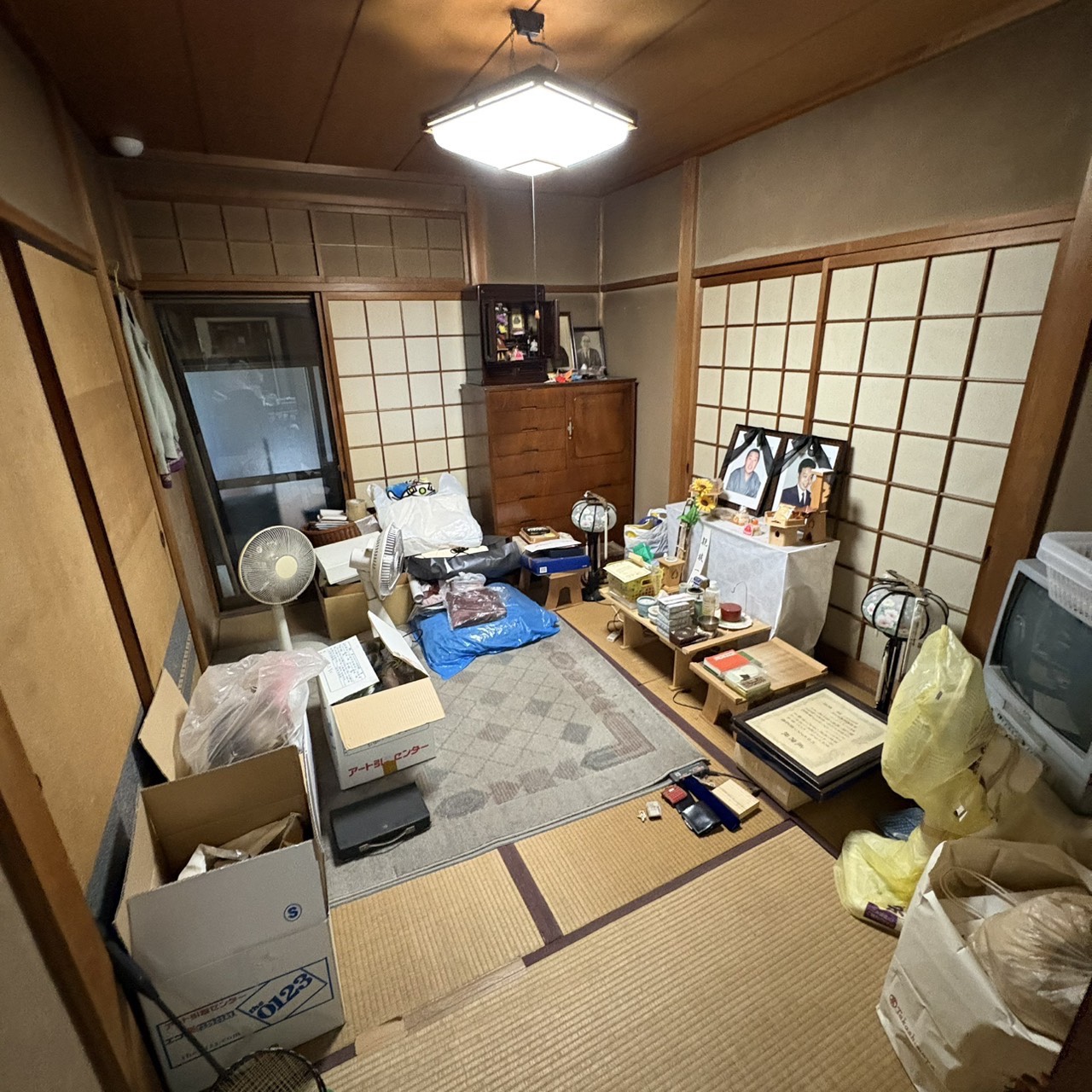 京都市右京区　片付け作業 Before